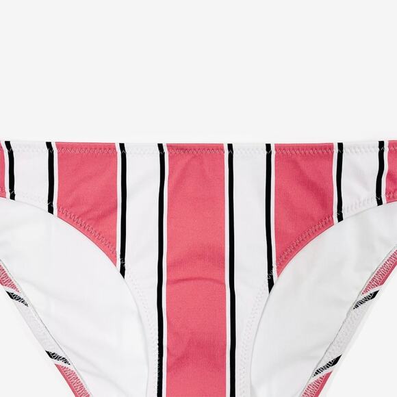 NWOT Solid & Striped Ashley Stripe Bikini Bottoms Size S Pink Swim Beach Summer - Picture 5 of 10